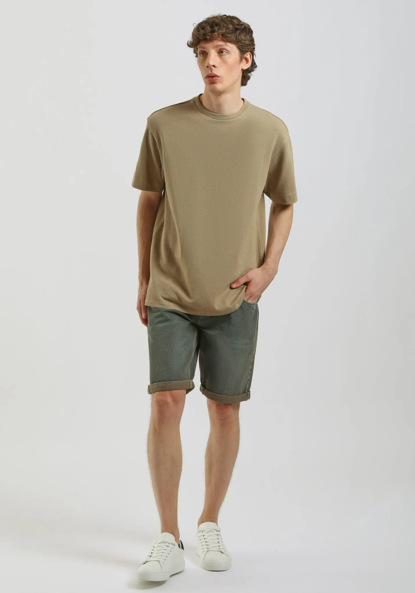 Bermuda di jeans regular fit