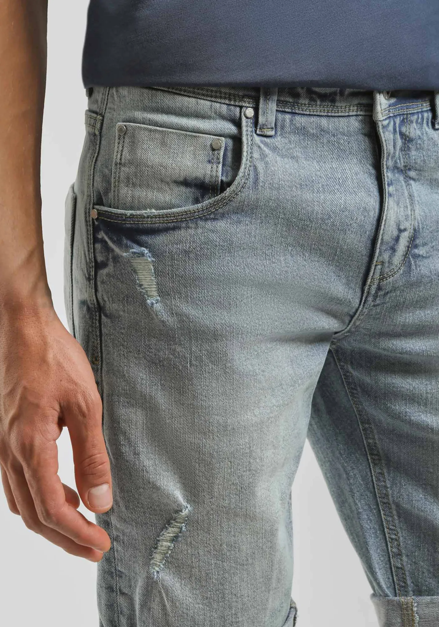 Bermuda di jeans slim fit
