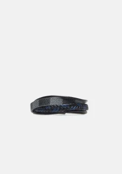 Bracciale effetto pelle