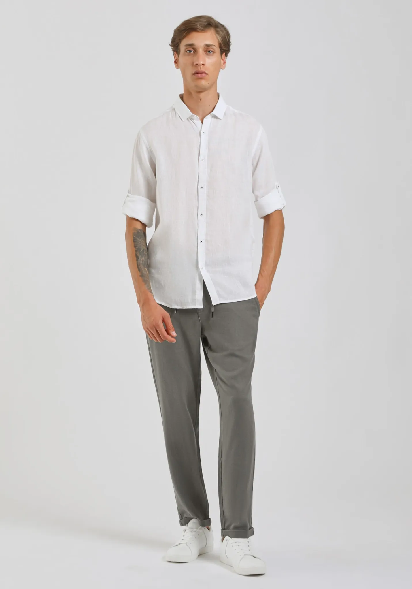 Camicia 100% lino