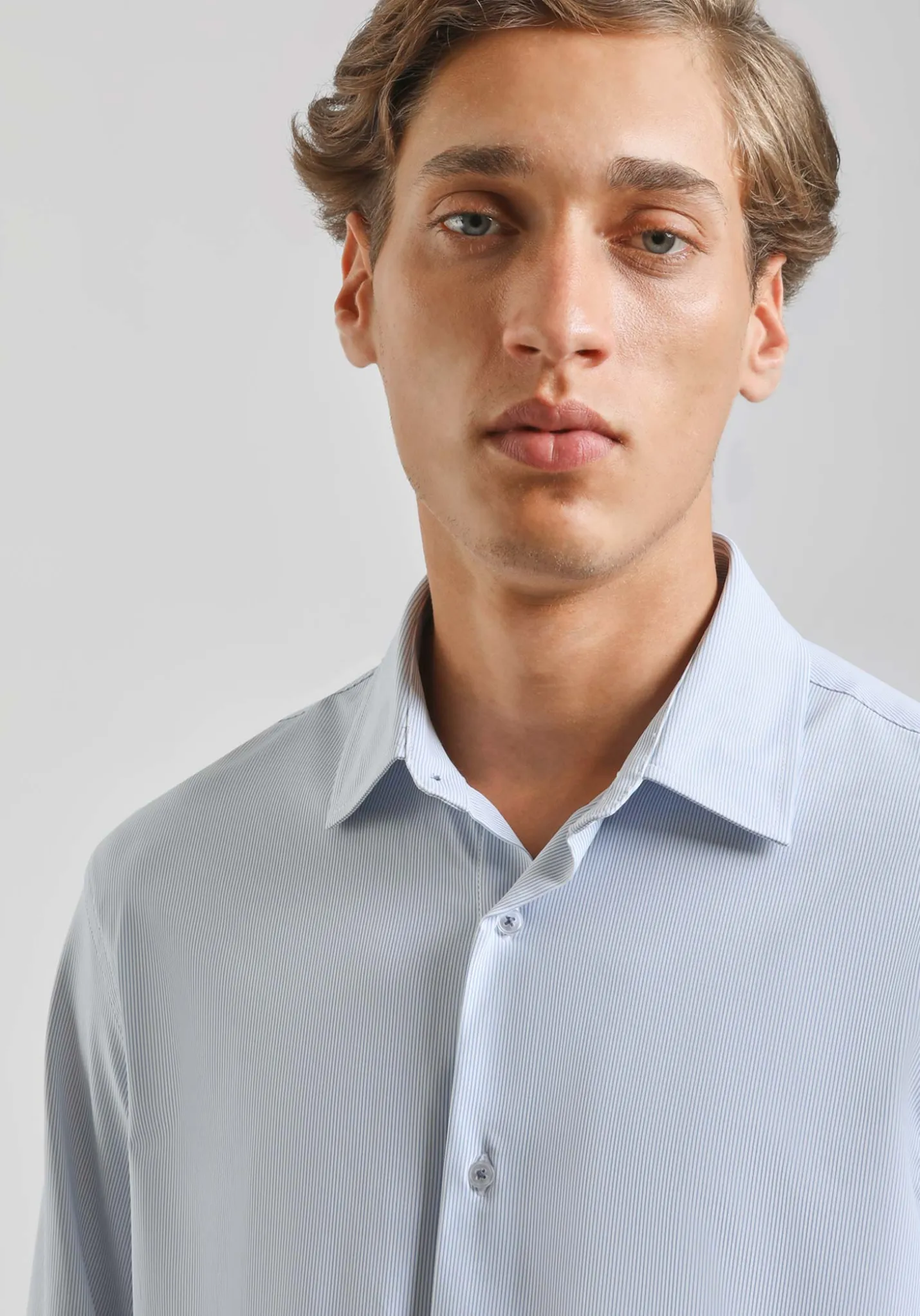 Camicia manica lunga a righe