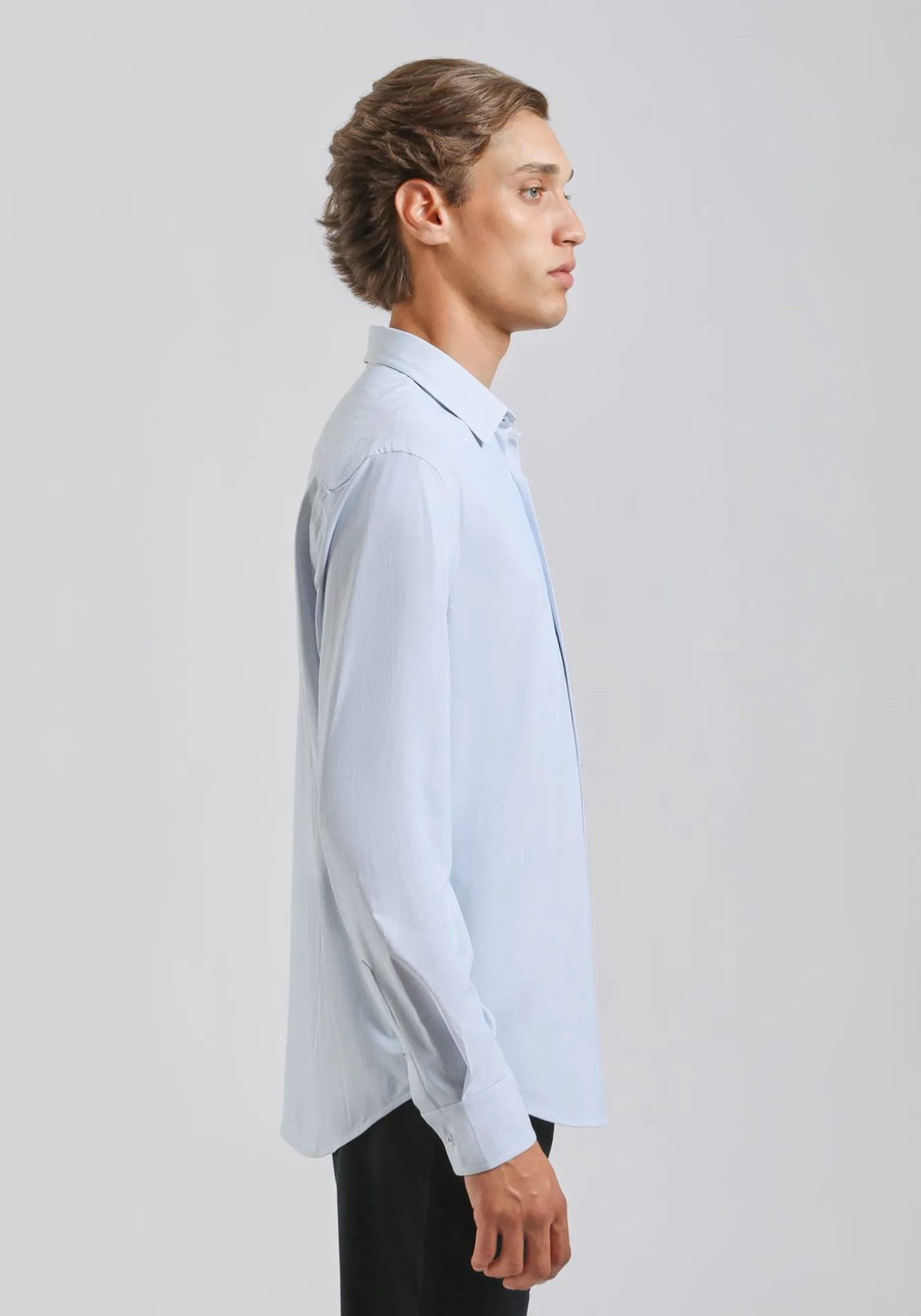 Camicia manica lunga a righe