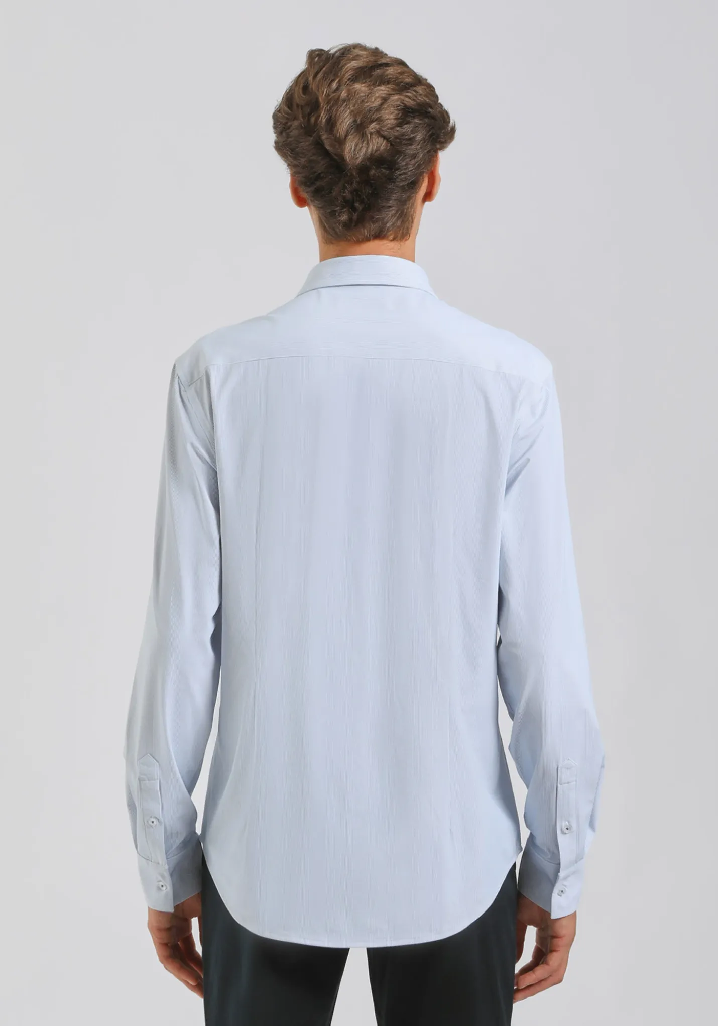 Camicia manica lunga a righe