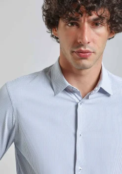 Camicia manica lunga a righe