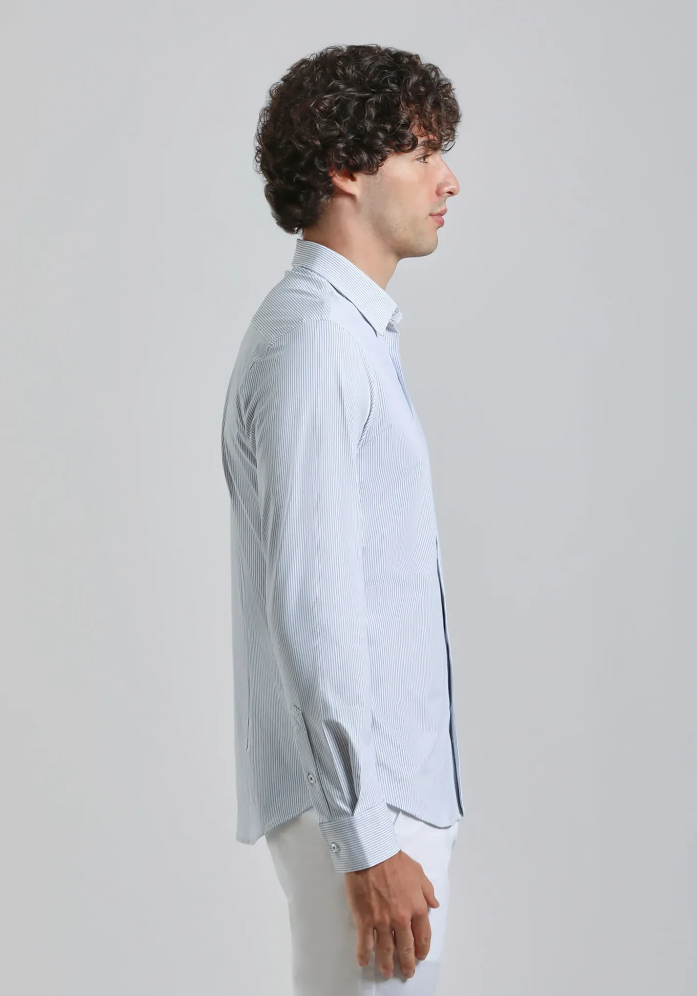 Camicia manica lunga a righe