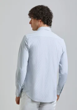 Camicia manica lunga a righe