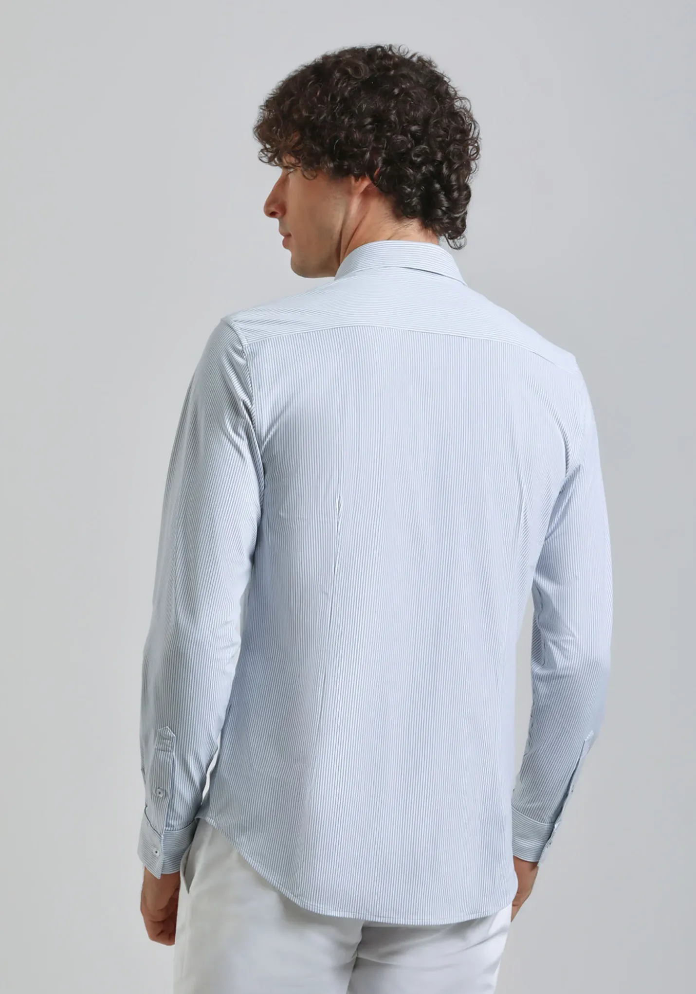 Camicia manica lunga a righe