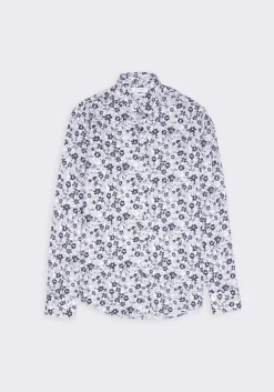 Camicia manica lunga con fantasia