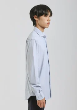 Camicia manica lunga con microfantasia