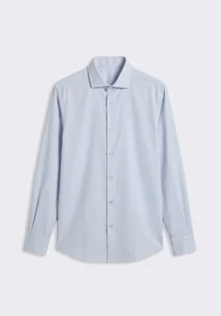 Camicia manica lunga con microfantasia