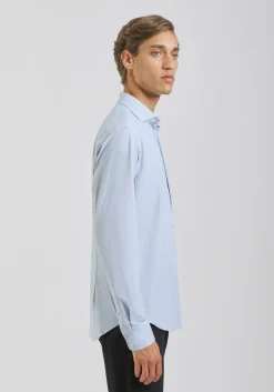 Camicia manica lunga con microfantasia