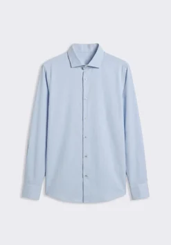 Camicia manica lunga con microfantasia