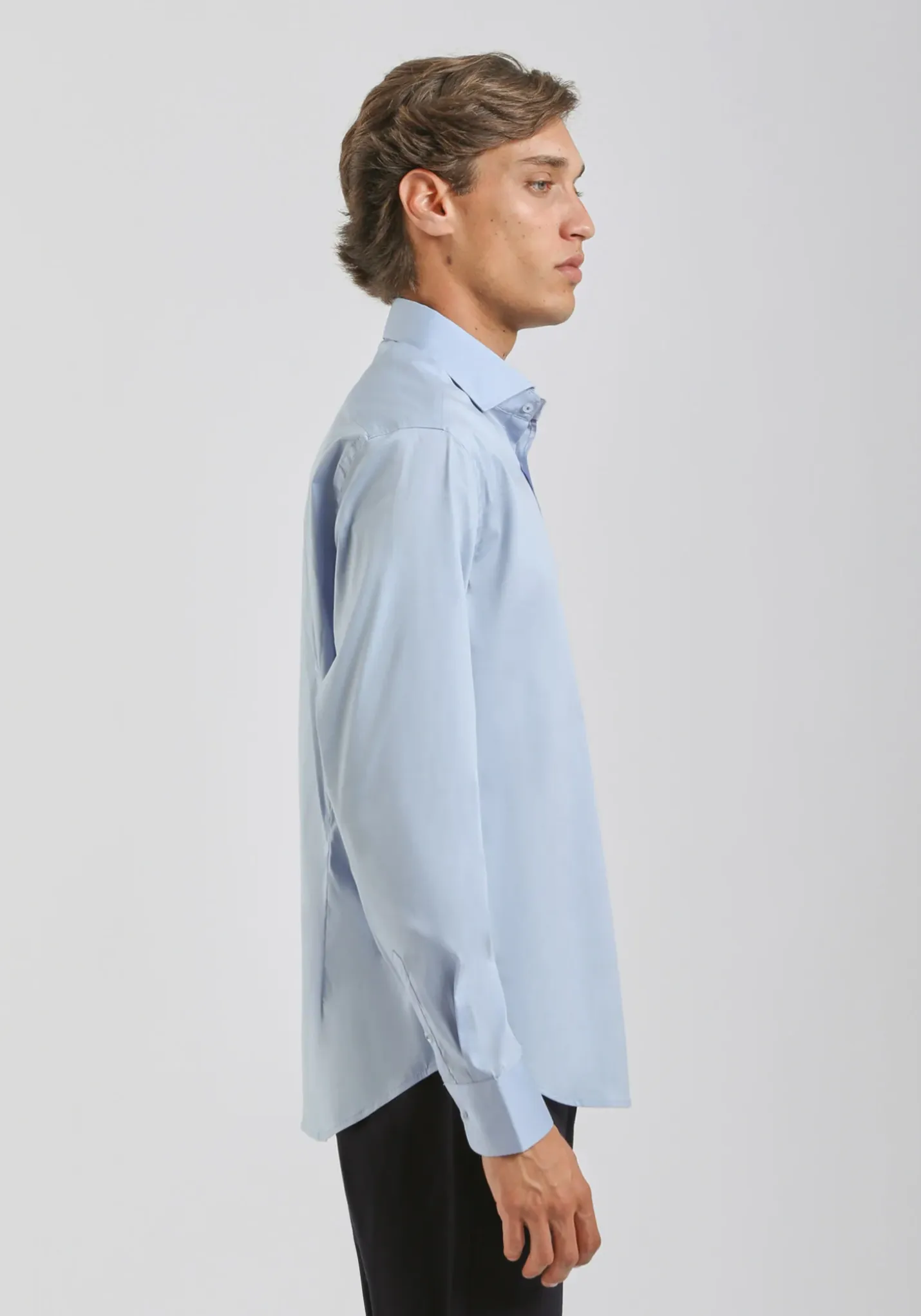 Camicia manica lunga in cotone
