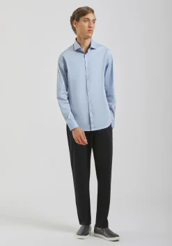 Camicia manica lunga in cotone