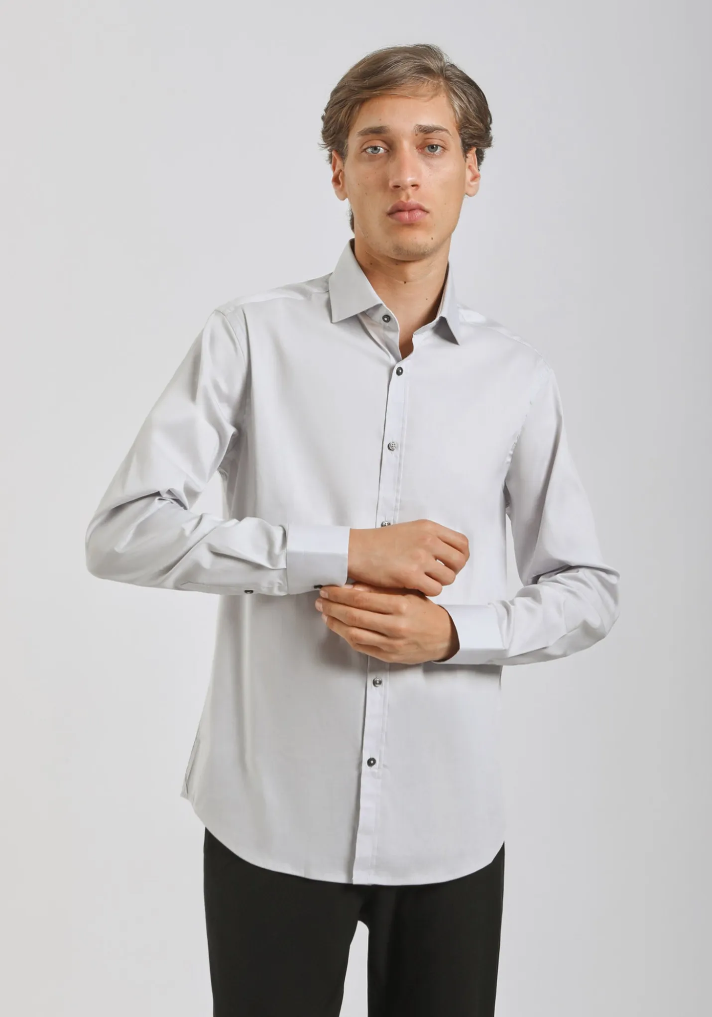 Camicia manica lunga in cotone