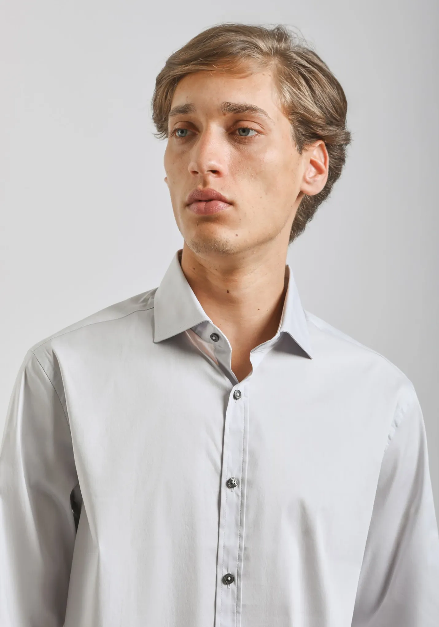 Camicia manica lunga in cotone