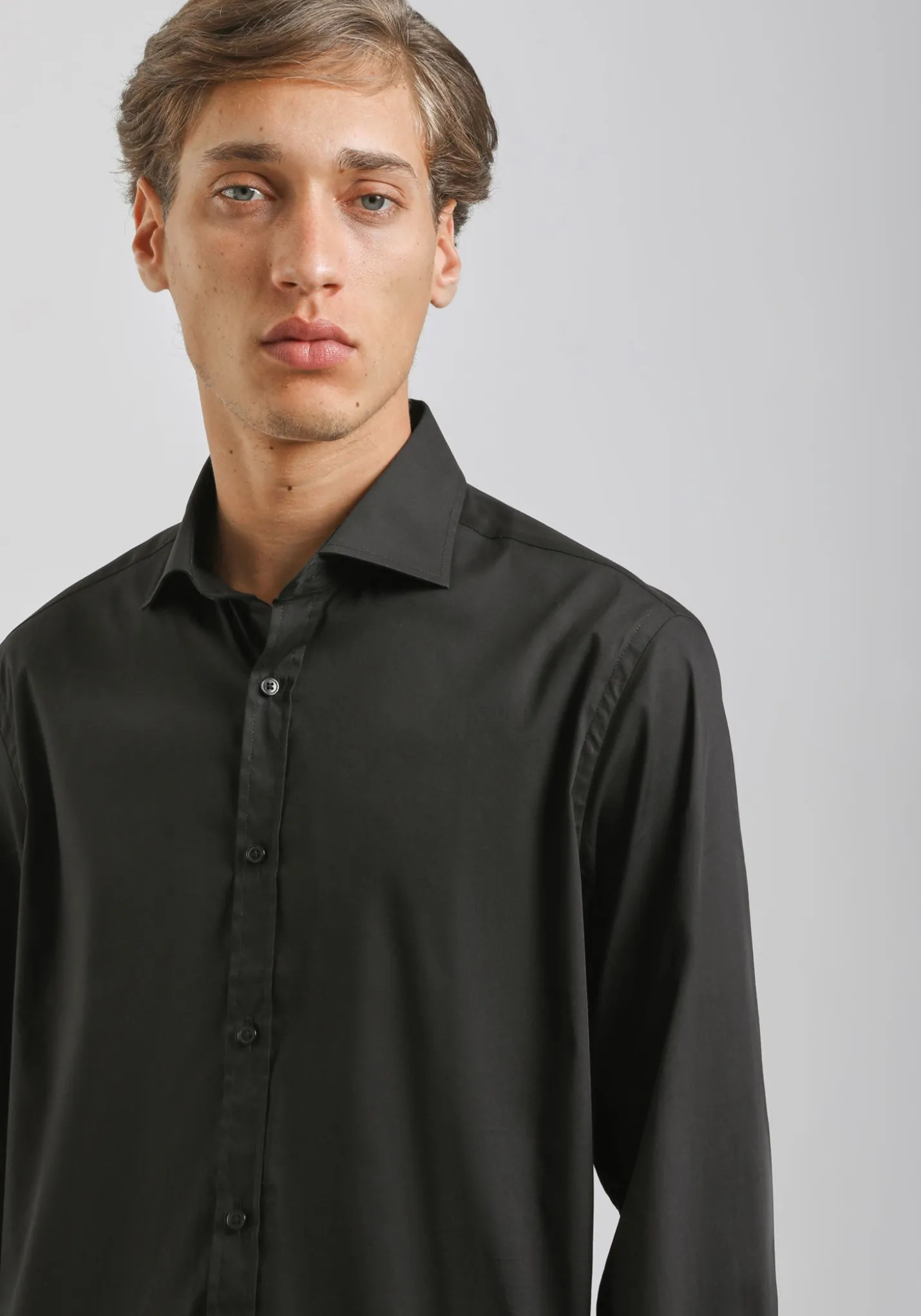 Camicia manica lunga in cotone