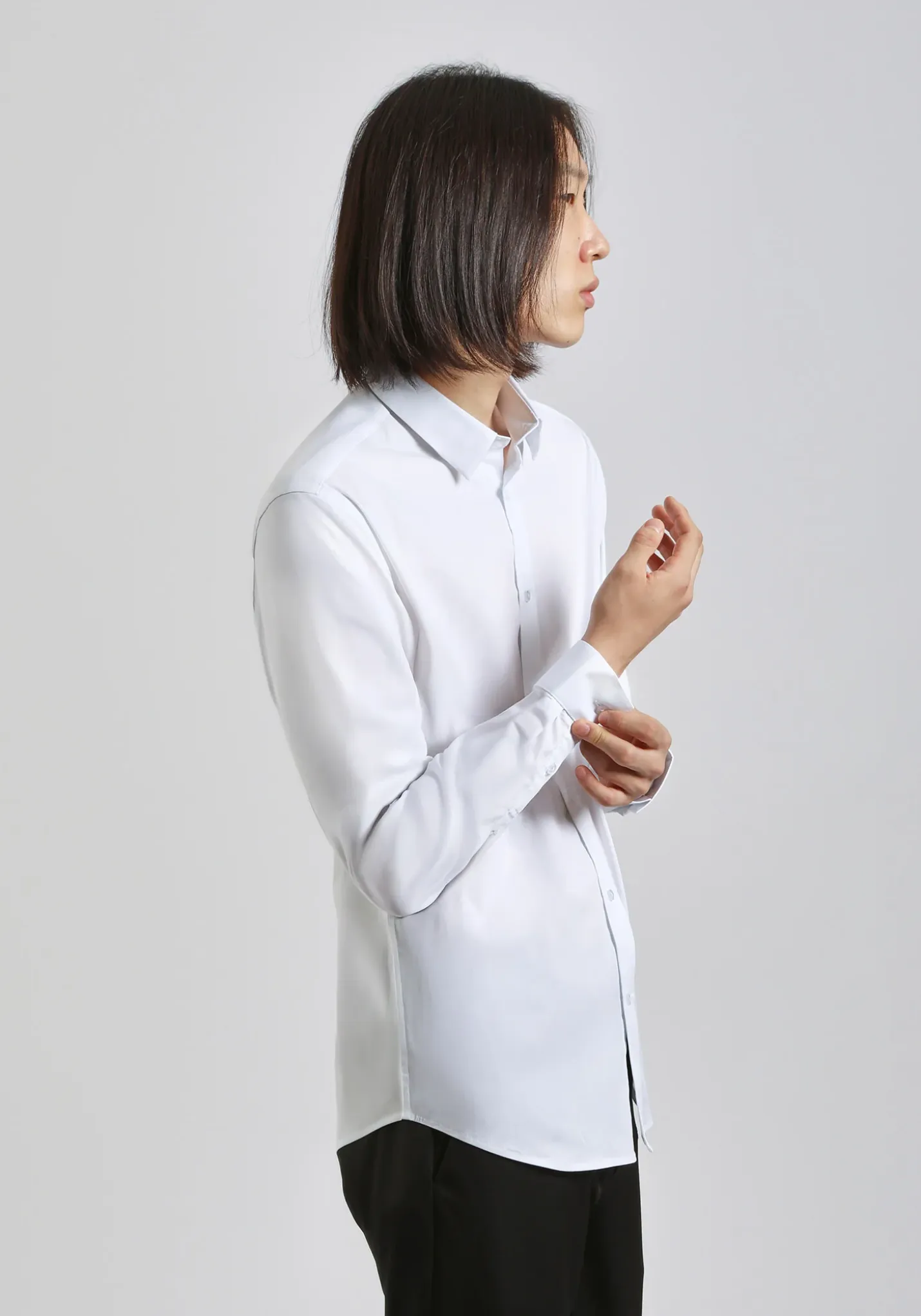 Camicia manica lunga in cotone