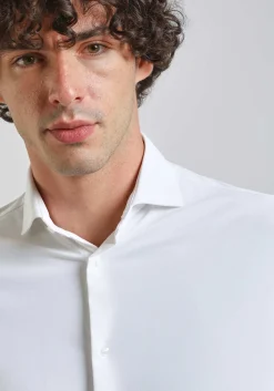 Camicia manica lunga tinta unita