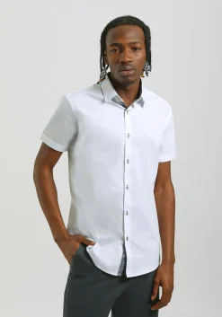 Camicia mezza manica in cotone