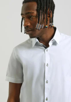 Camicia mezza manica in cotone