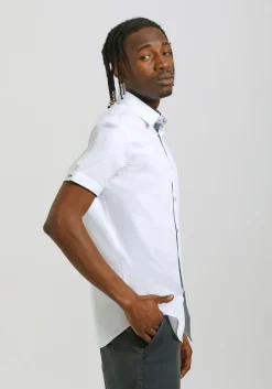 Camicia mezza manica in cotone