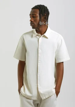 Camicia mezza manica misto cotone