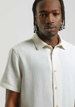 Camicia mezza manica misto cotone