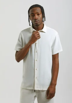 Camicia mezza manica misto cotone