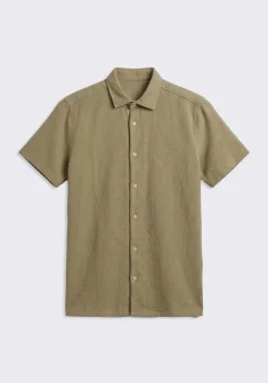 Camicia mezza manica misto cotone