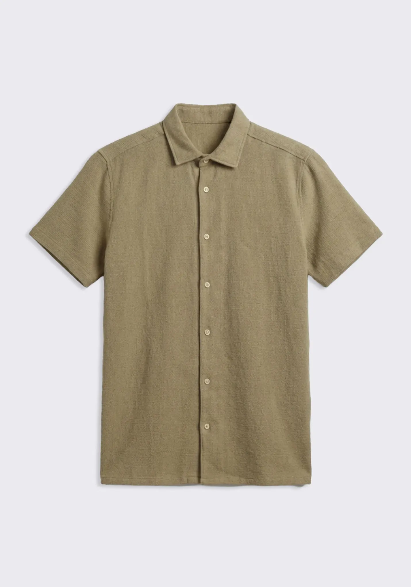 Camicia mezza manica misto cotone