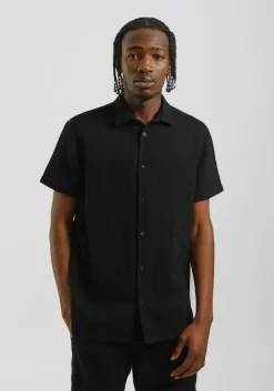 Camicia mezza manica misto cotone