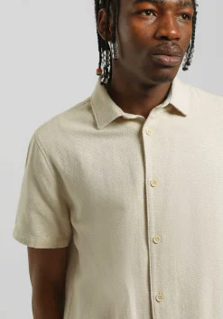 Camicia mezza manica misto cotone