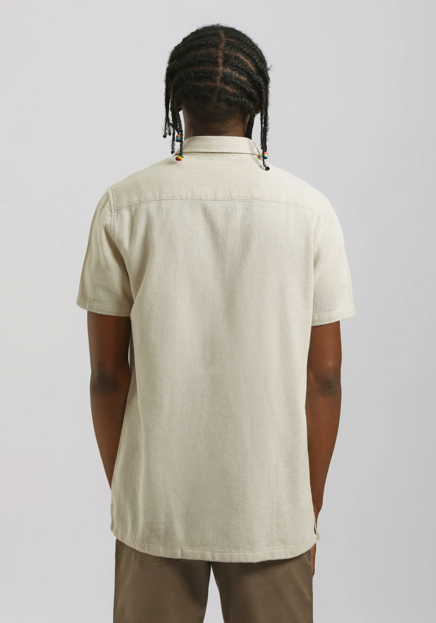 Camicia mezza manica misto cotone