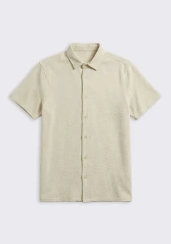 Camicia mezza manica misto cotone