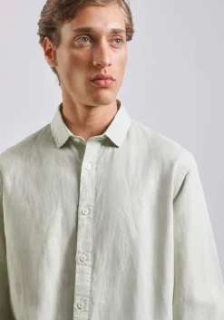 Camicia misto lino