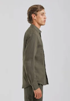 Camicia misto lino