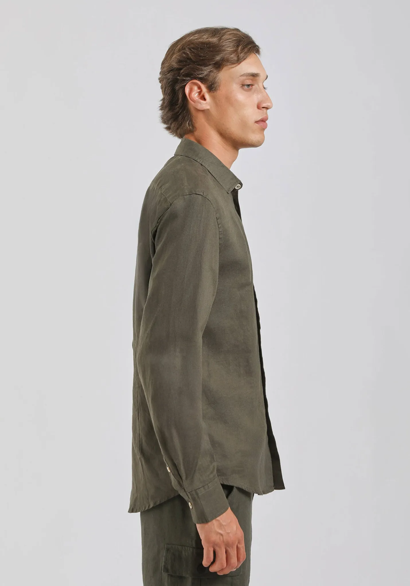 Camicia misto lino