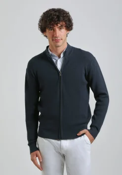 Cardigan con zip