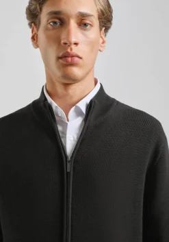 Cardigan con zip