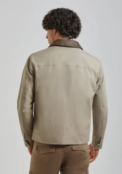 Giacca camicia in cotone