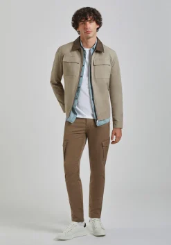 Giacca camicia in cotone