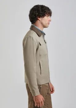 Giacca camicia in cotone