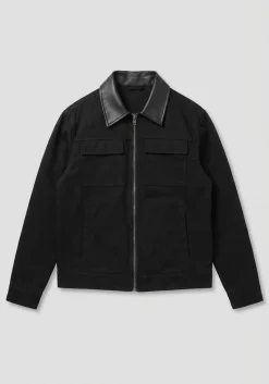 Giacca camicia in cotone