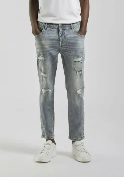 Jeans skinny fit con strappi