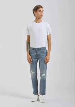 Jeans skinny fit con strappi