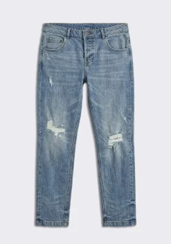 Jeans skinny fit con strappi