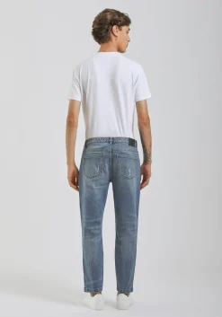 Jeans skinny fit con strappi