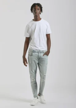 Jeans skinny fit con strappi
