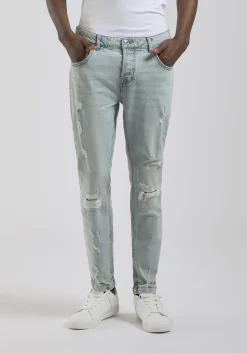 Jeans skinny fit con strappi